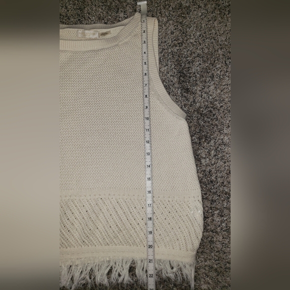 RAMY BROOK | Raven Fringe 100% Cotton Knit Sleeveless Tank Top - Picture 5 of 7